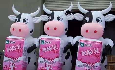 张掖牛奶厂广告气模